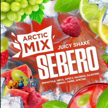 Табак для кальяна Sebero Arctic Mix Juicy Snake (Виноград Мята Арбуз Малина Базилик Лимон Лайм Арктик) 25г Акцизный